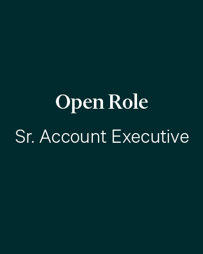 Open Role_Sr Account Executive